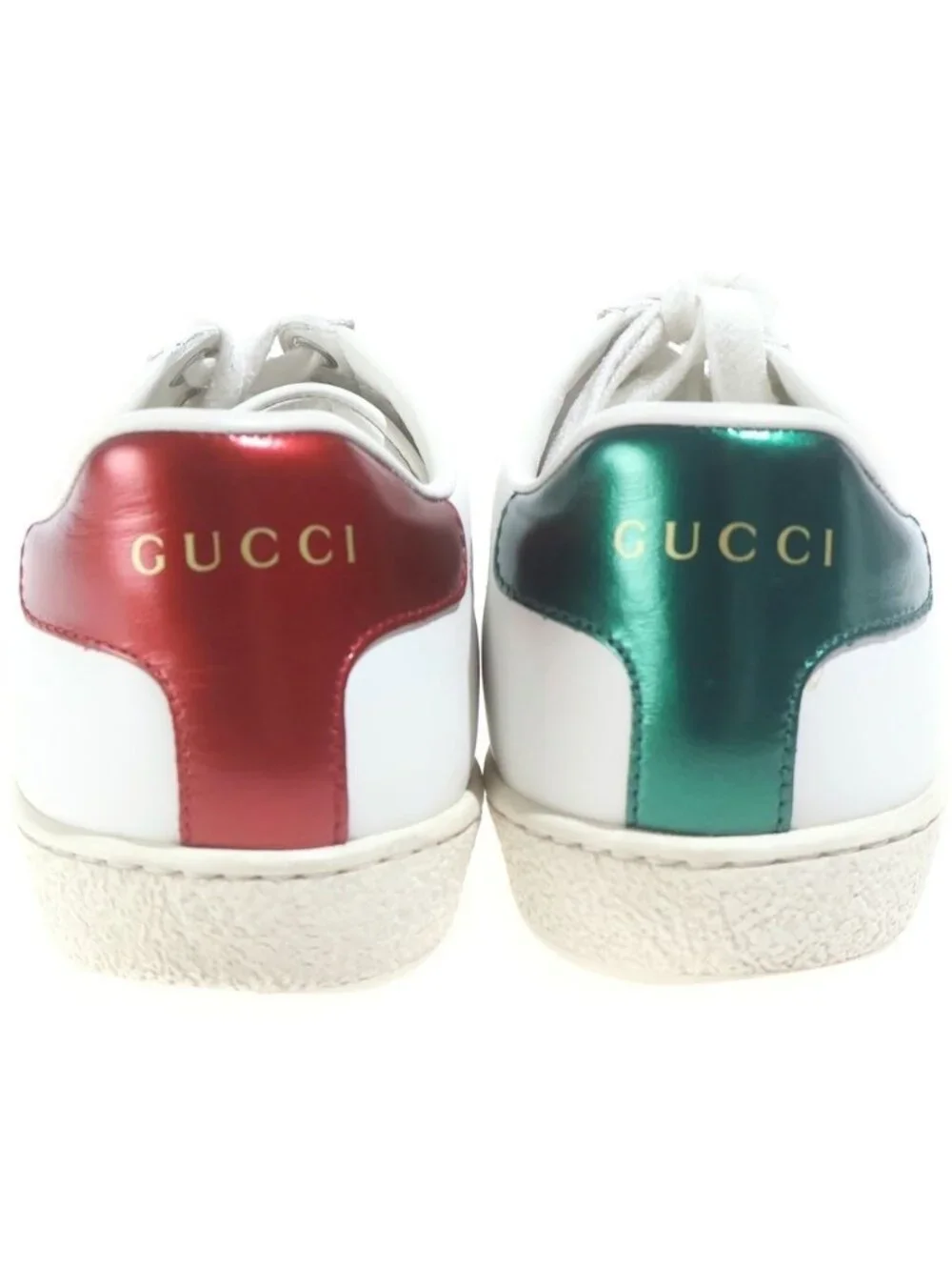 Gucci GG Apple Patch Low Cut Sneakers White